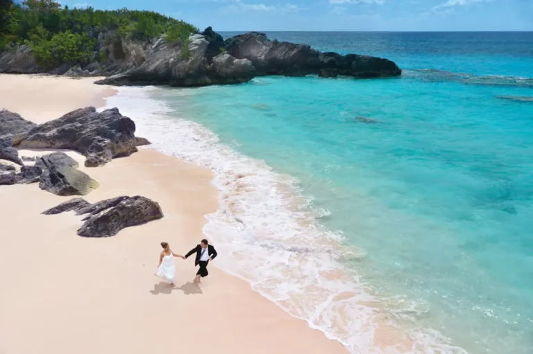 The pink sand beaches of Bermuda.